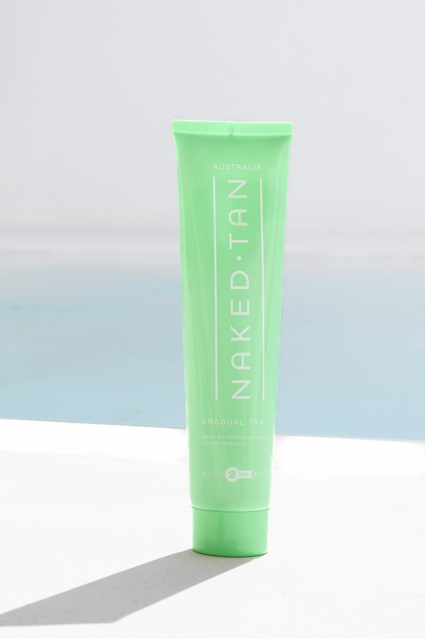 Naked Tan Gradual Tan moisturiser for building a natural tan over time while hydrating the skin